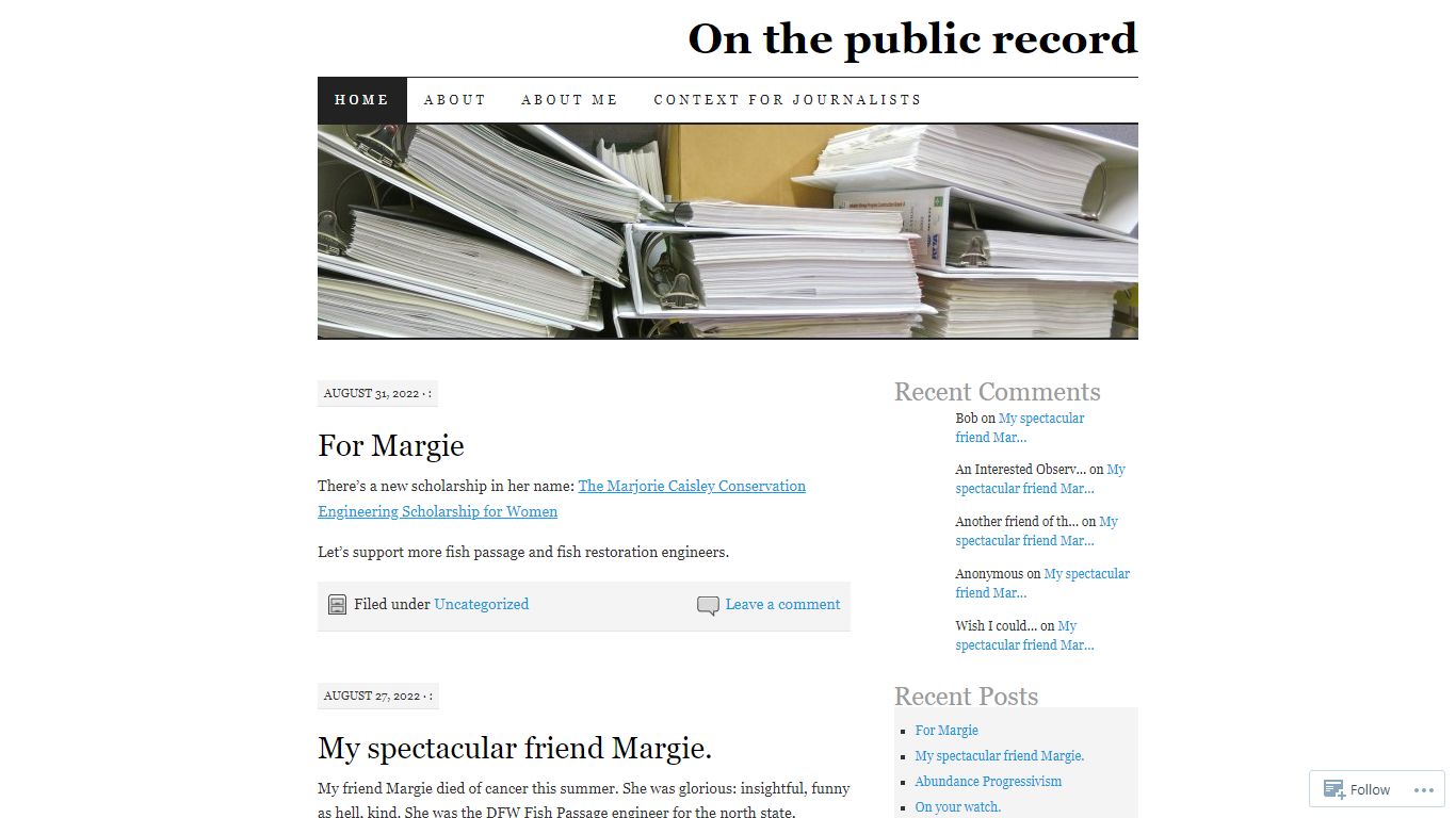 On the public record | a would-be mouthpiece for big corporate enviros ...